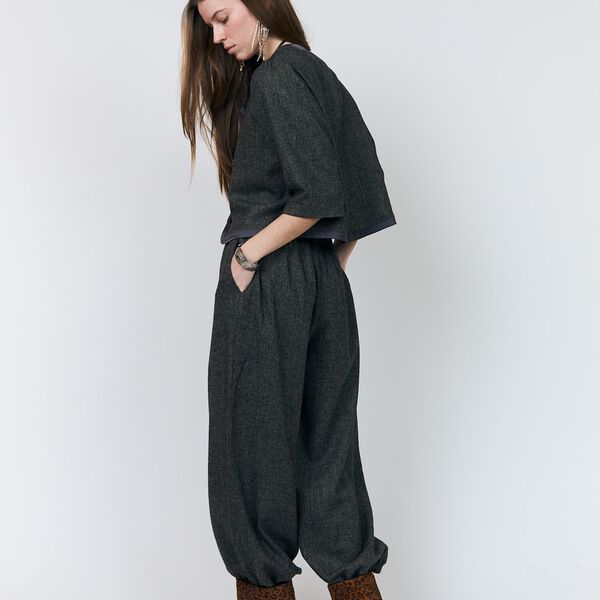 PiperLL Pants, dark mokka, Lollys Laundry