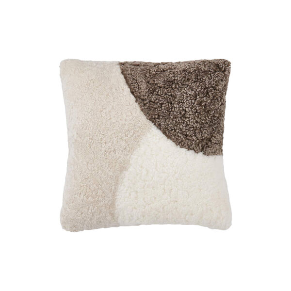 PATTERN COLLECTION Cushion, taupe/pearl/ivory, NATURES Collection