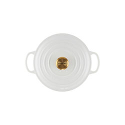 Signature Round Pot &Oslash; 20 cm, white, Le Creuset