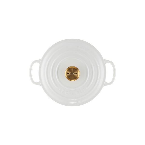 Signature Round Pot &Oslash; 20 cm, white, Le Creuset