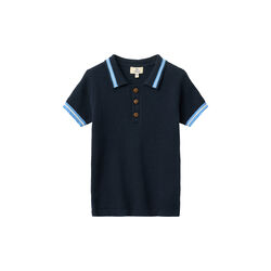 Knitted Pattern Polo, Copenhagen Colors Organics
