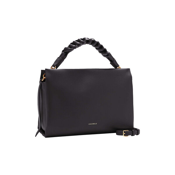 Boheme Grana Double Handbag, noir/cuir Boheme Grana Double Handbag, noir/cuir, Coccinelle