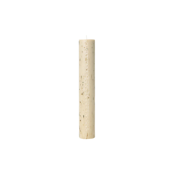 Mura Advent Candle, oat, Ferm Living