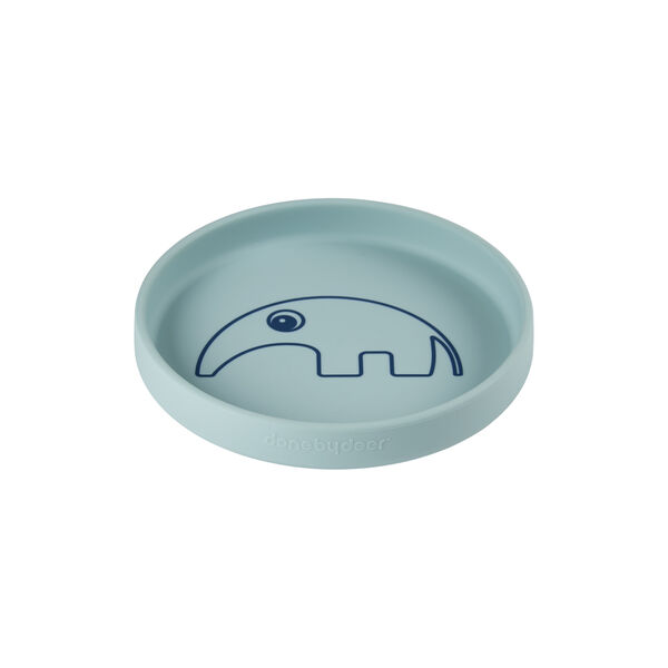 Antee Plate, blue, Done by Deer