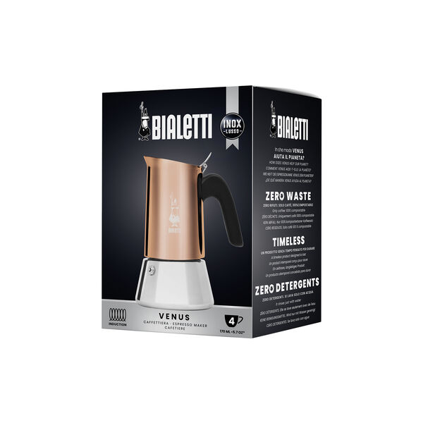 Venus Espresso Maker 4 cups, copper, Bialetti