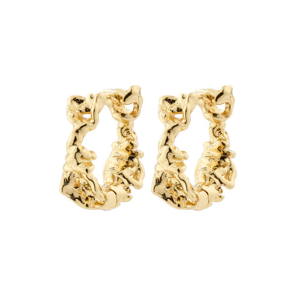 TRUST Earrings Small, gold plated, Pilgrim