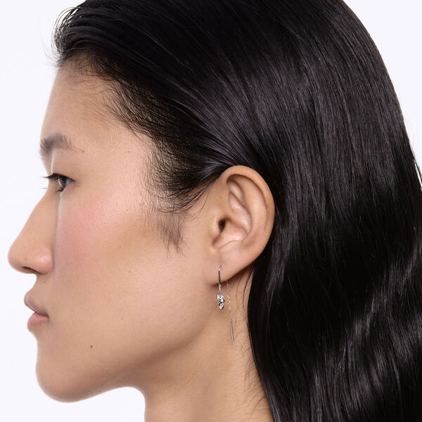 Swift Earring 01, silver, Maria Black
