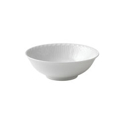 White Fluted Half Lace Bowl 35 cl, Royal Copenhagen