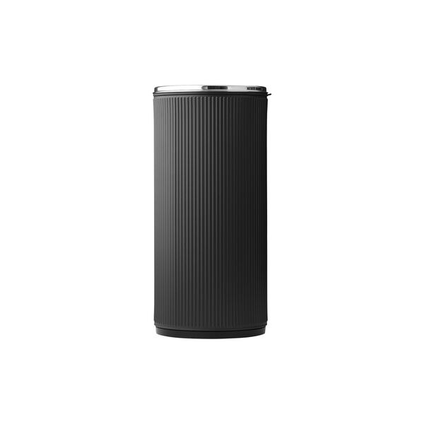VIPP18 Open Top Bin, black/steel VIPP18 Open Top Bin, black/steel, Vipp