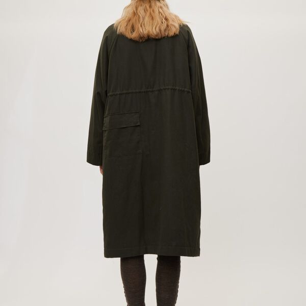 Waxed Coat Cloudy, dark soil, Rethinkit