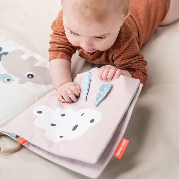 Deer Friends Tummy Time Soft Book, colour mix, Done by Deer