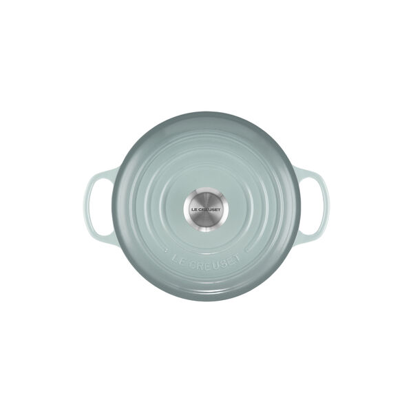 Signature round cast iron pot &Oslash; 24 cm, sea salt, Le Creuset