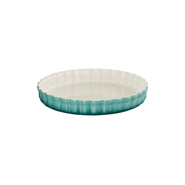 Heritage Fluted Flan Dish, bleu riviera, Le Creuset