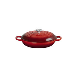 Signature Round Braiser | 30 cm | Cerise, Le Creuset