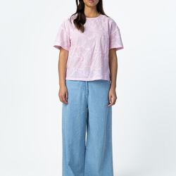 Top with embroidery, pale rose, Coster Copenhagen