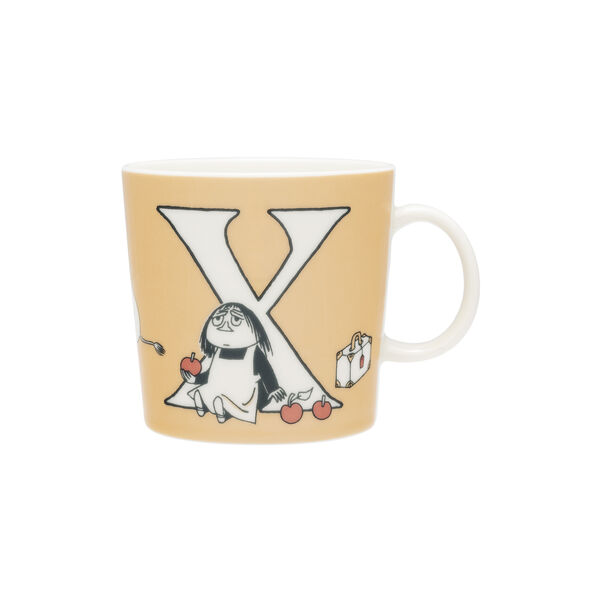 Moomin Mug 40 cl Alphabet X, Moomin Arabia