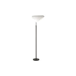 Floor Light A805 &ldquo;Angel Wing&ldquo;, nickel-plated brass, Artek