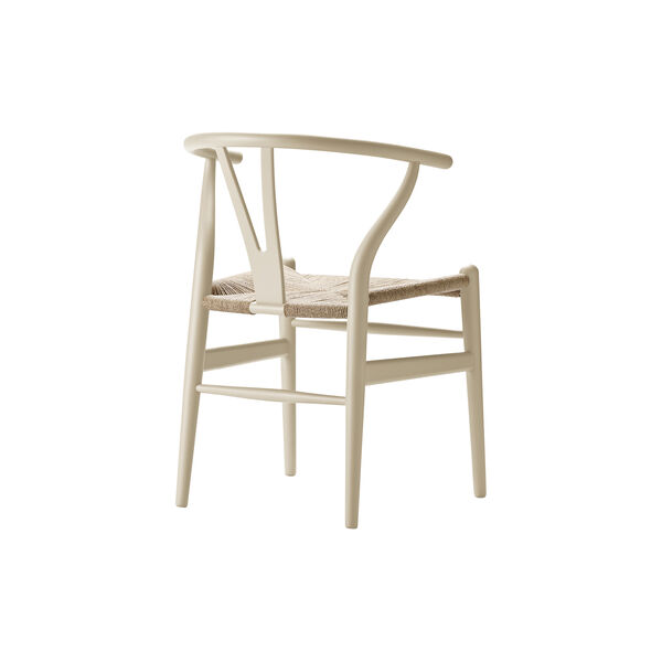 CH24 Wish Bone Chair, soft barley, Carl Hansen & S&oslash;n
