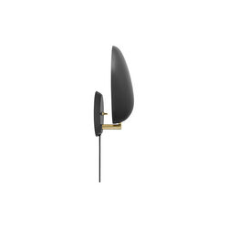 Cobra Wall Lamp, black semi matt, GUBI