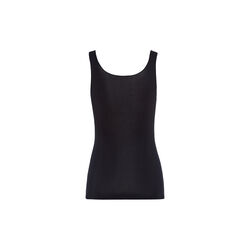 Cotton Seamless Tank Top, black, HANRO