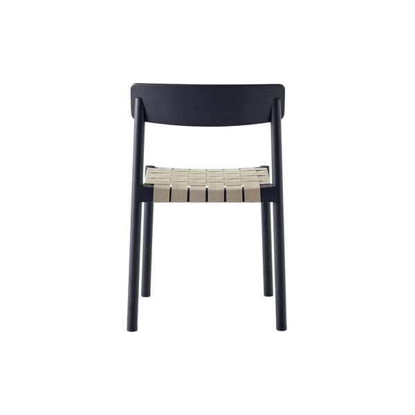 Betty TK1 Dining Chair, black/linen, &Tradition