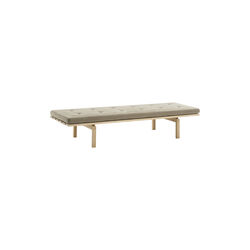 BPS115 Daybed, untreated oak/2494 153 earth, Bernh. Pedersen & Søn