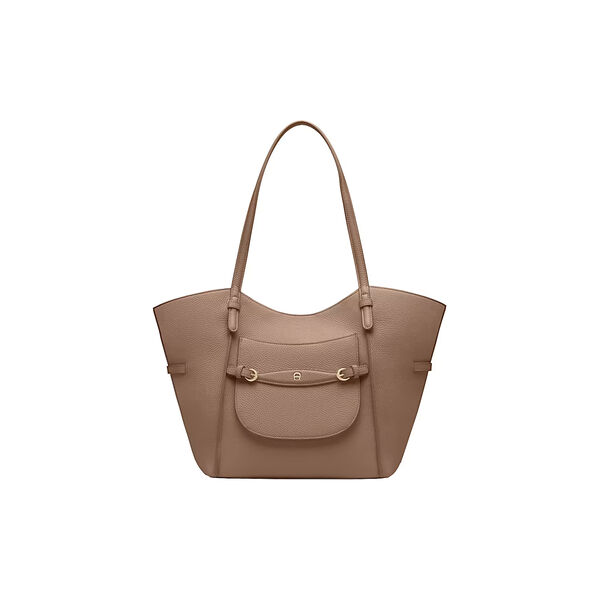 Cavallo Shopper L, oat beige, Aigner