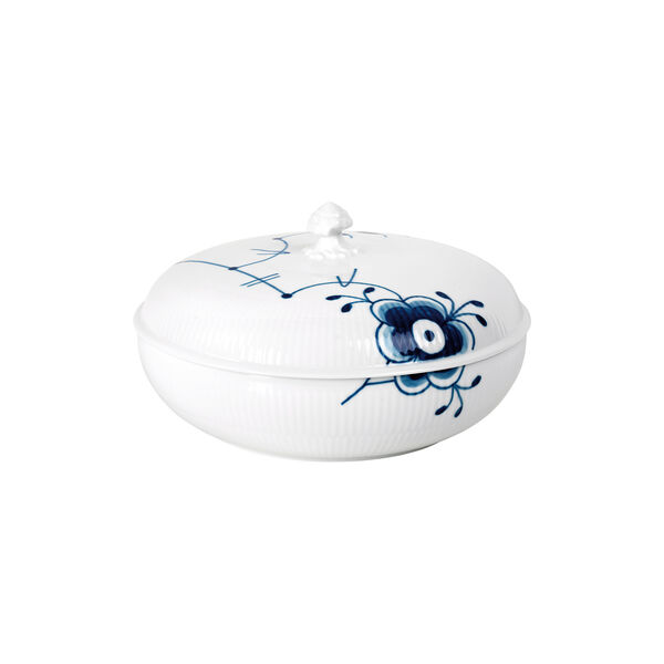 Blue Fluted Mega Bowl with Lid 130 cl Blue Fluted Mega Bowl with Lid 130 cl, Royal Copenhagen