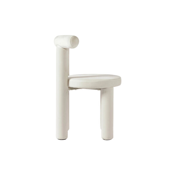 Calan Chair, velvet cream white Calan Chair, velvet cream white, Westwing Collection