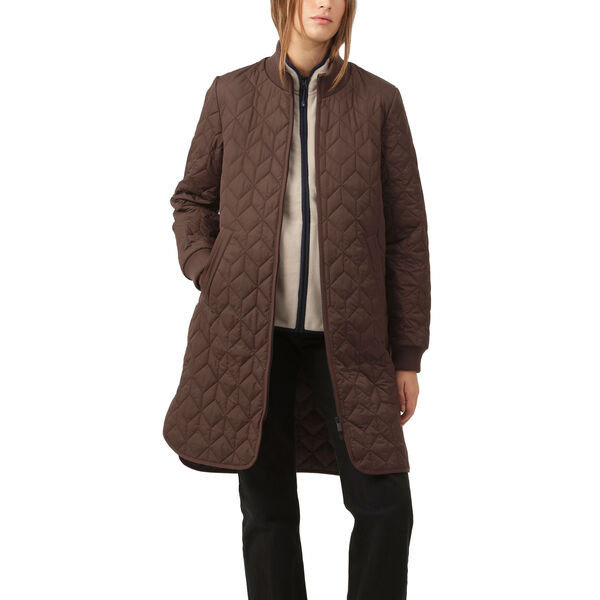 Padded Quilt Coat, ebony, Ilse Jacobsen Hornb&aelig;k