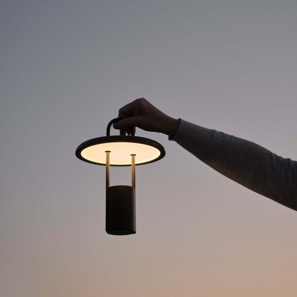 Pier portable LED lamp, black, Stelton