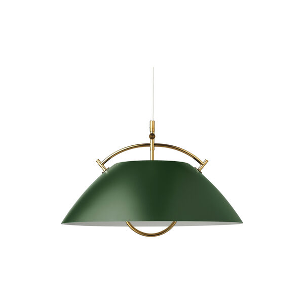 HJW37 Pendant with Hoist, dark green, Carl Hansen & Søn