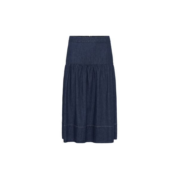 NelliaPW Skirt, dark blue denim, Part Two