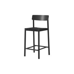 Betty TK12 Counter Chair, black lacquered ash/black, &Tradition