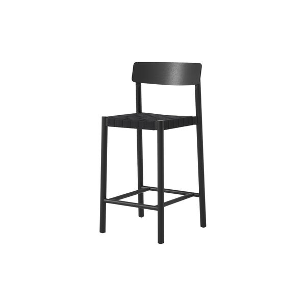 Betty TK12 Counter Chair, black lacquered ash/black Betty TK12 Counter Chair, black lacquered ash/black, &Tradition
