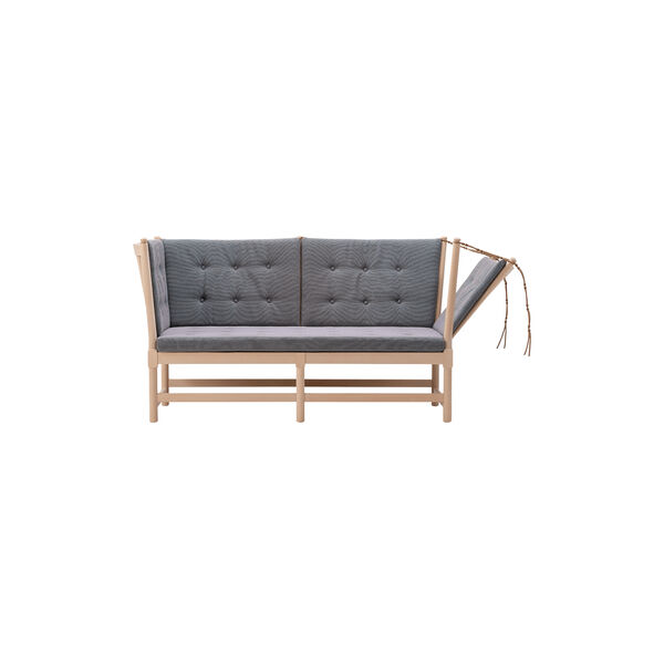 The Spoke-Back Sofa, Steelcut Quartet 654/soap treated beech, Fredericia Furniture