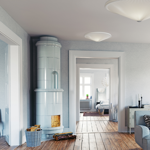 LE KLINT 26-80 Ceiling Lamp with Paper Shade, LE KLINT