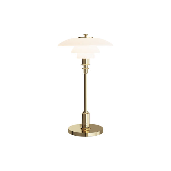 PH 2/1 Portable Table Lamp, brass, Louis Poulsen