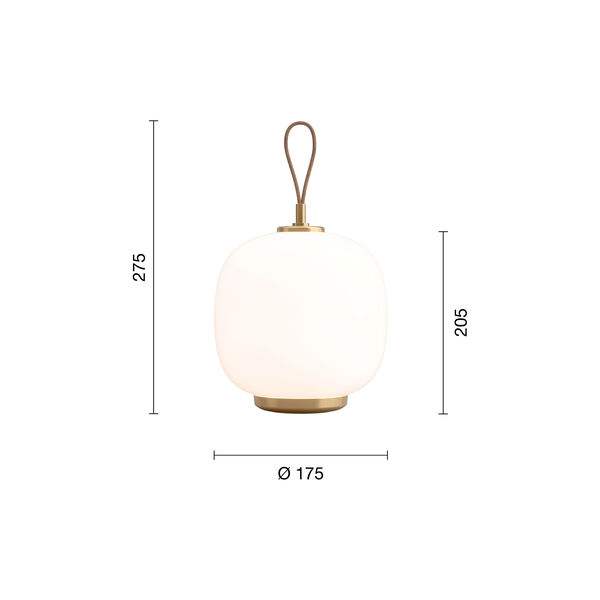 VL45 Radiohus Portable Lamp, pale rose VL45 Radiohus Portable Lamp, pale rose, Louis Poulsen
