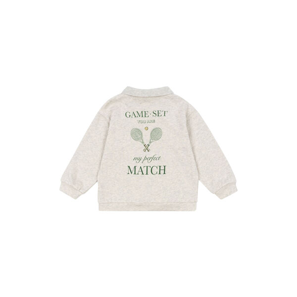 Spotty LS Polo, off white melange Spotty LS Polo, off white melange, Konges Sløjd