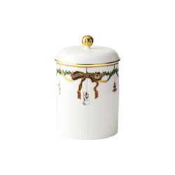 Star Fluted Christmas Jar with Lid, Royal Copenhagen