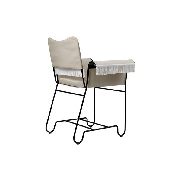 Tropique Dining Chair with Fringes, Leslie Limonta 12/classic black, GUBI