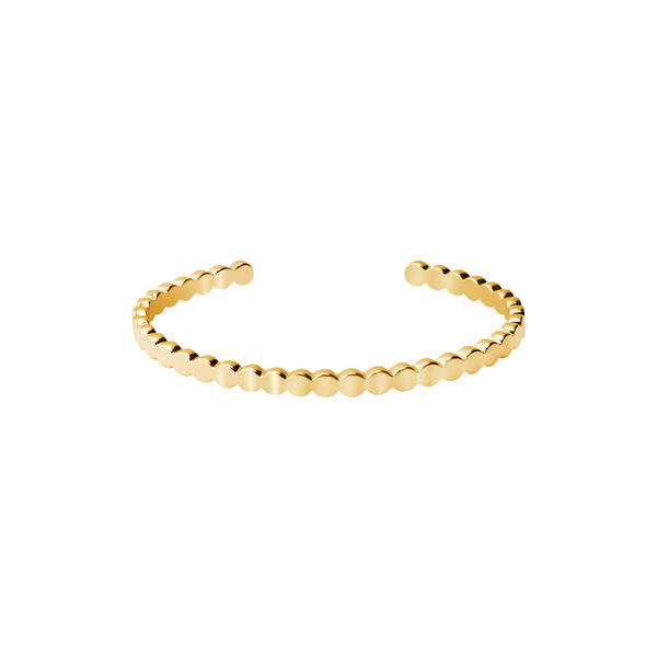 LUMI Bracelet, light gold, bangle up