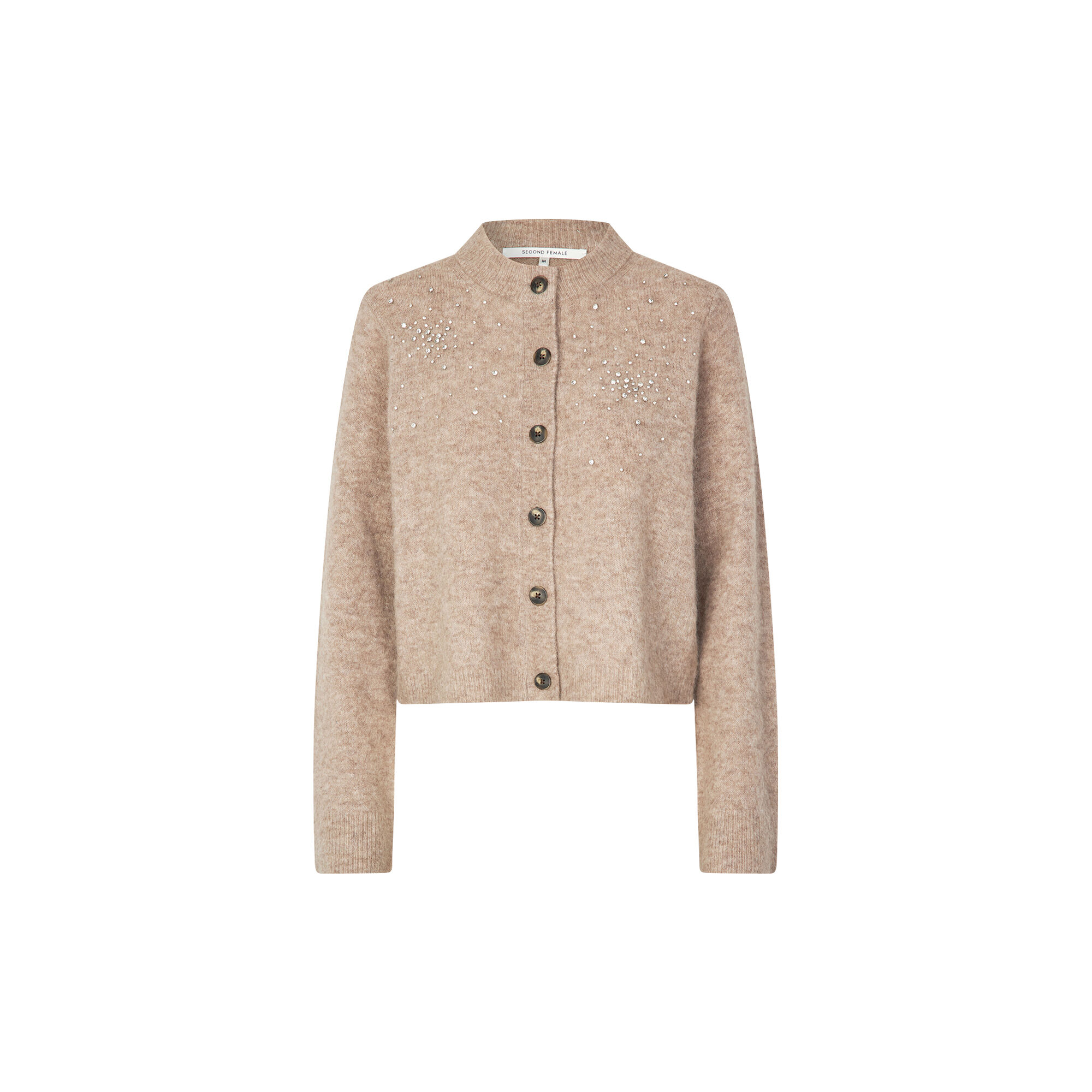Sparkling Knit Cardigan roasted cashew
