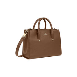 Ivy Handbag | Saddle Brown, Aigner