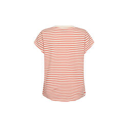 MMKala V-SS Stripe Tee, spicy orange, MOS MOSH