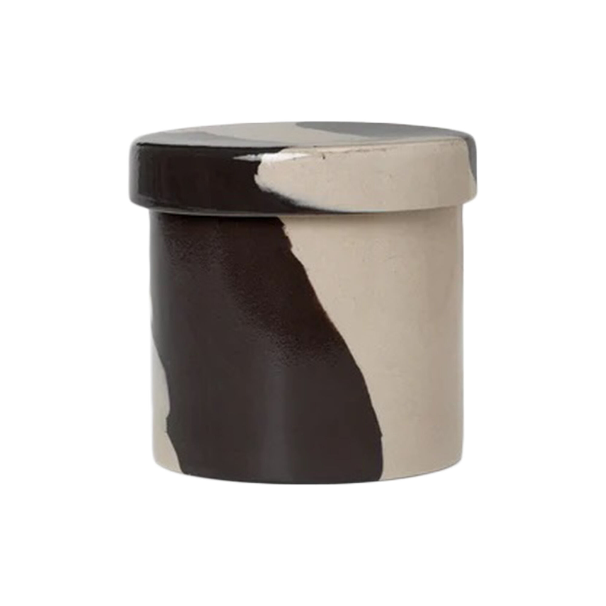 ferm LIVING  Inlay Container サンドブラウン Inlay Container by Ferm Living | Modern Scandinavian Design