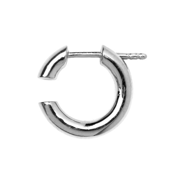 Disrupted Hoop, silver Disrupted Hoop, silver, Maria Black