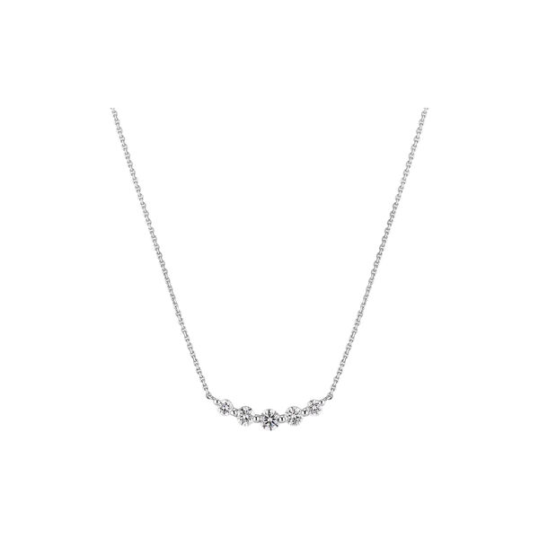 Tiara Necklace | Piccolo | 14 kt. White gold | 0,37 ct, Sif Jakobs Jewellery