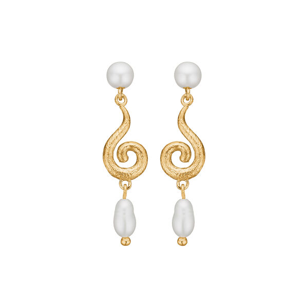 Curiosity earrings, gold plated silver Curiosity earrings, gold plated silver, Studio Z